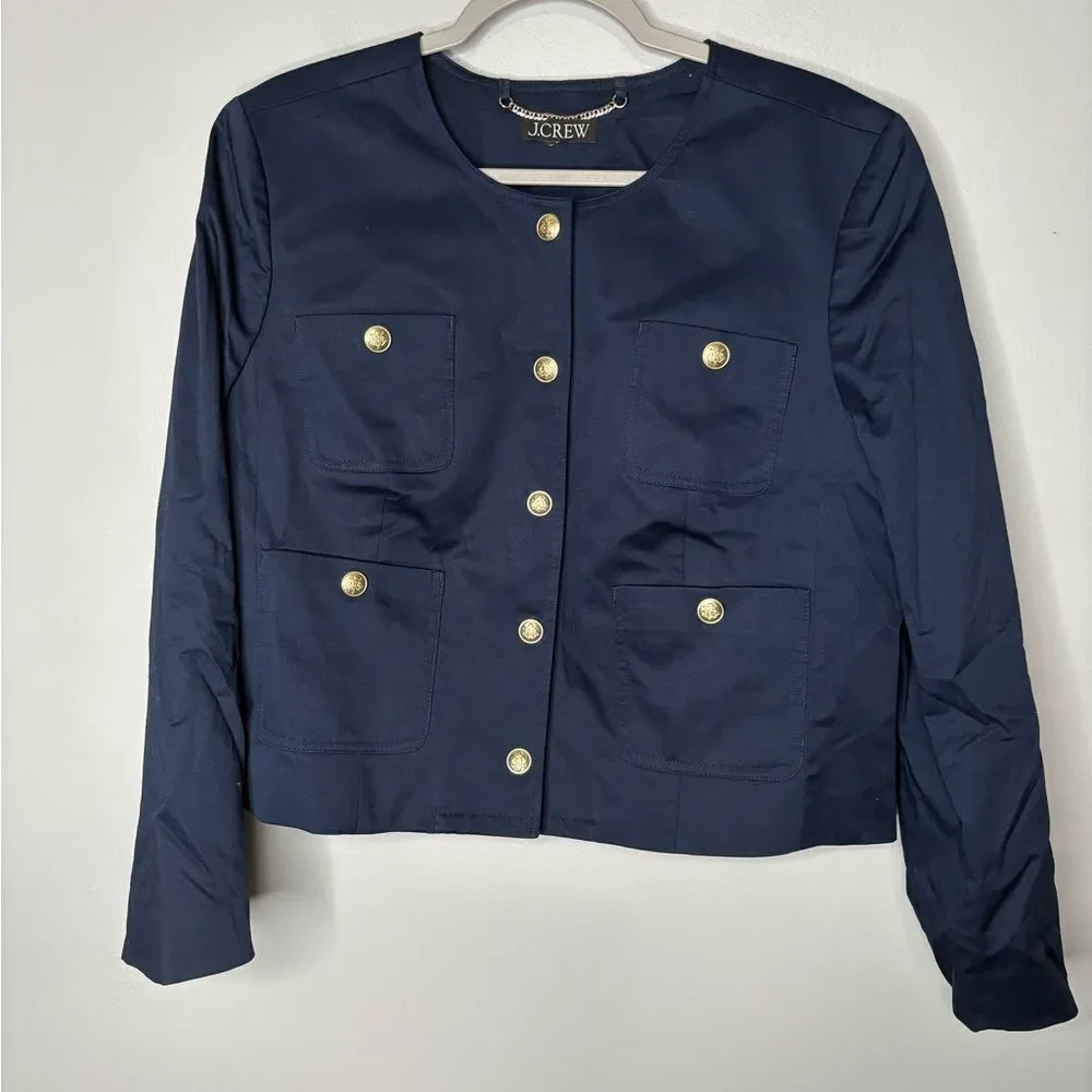J.Crew Louisa lady jacket in lightweight chino